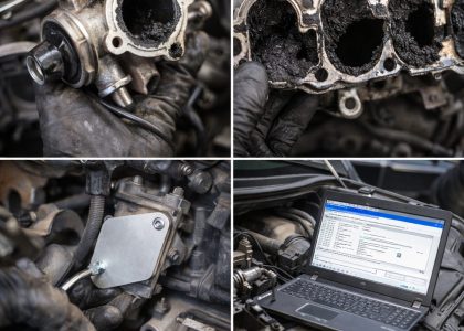 удаление EGR в Днепре фото процесса отключения клапана EGR